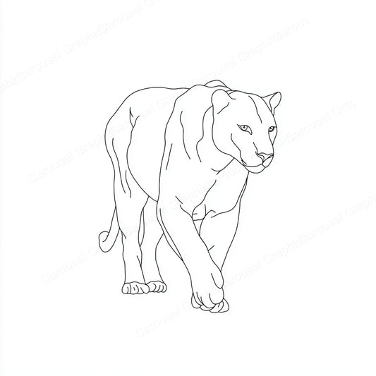 Panther Vector Graphic preview