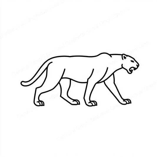 Panther Vector Graphic preview