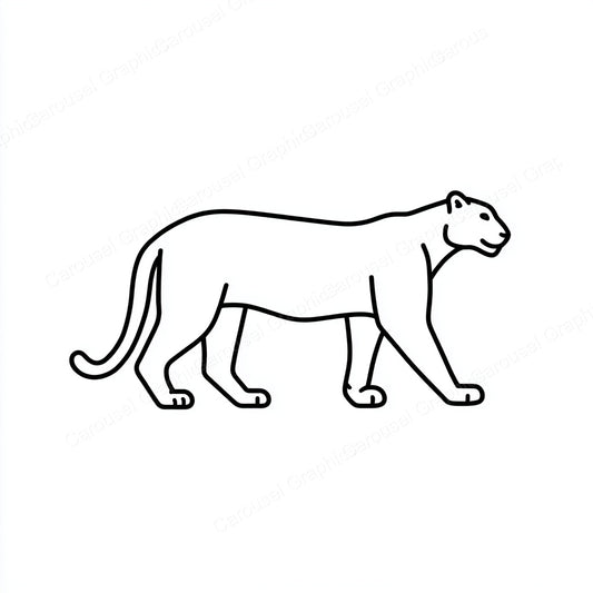 Panther Vector Graphic preview