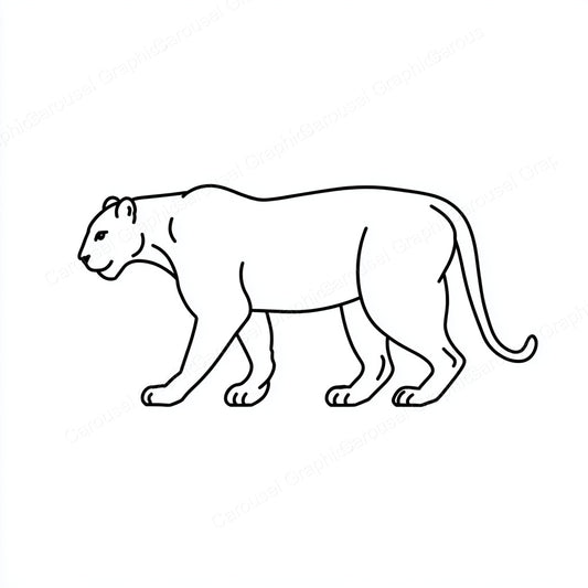 Panther Vector Graphic preview