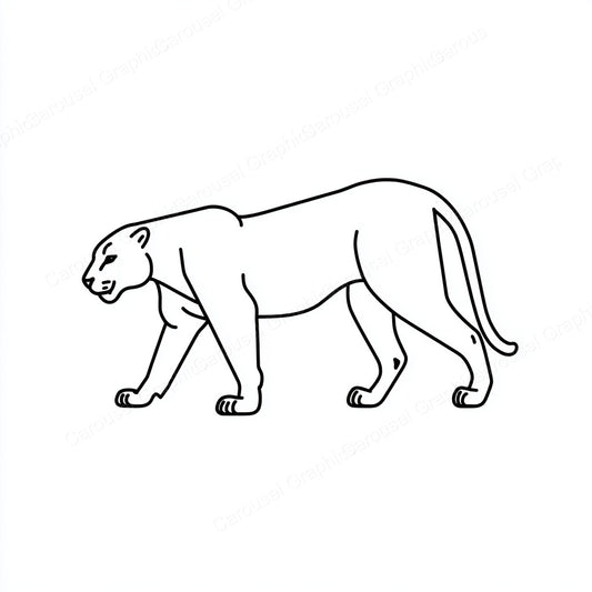 Panther Vector Graphic preview