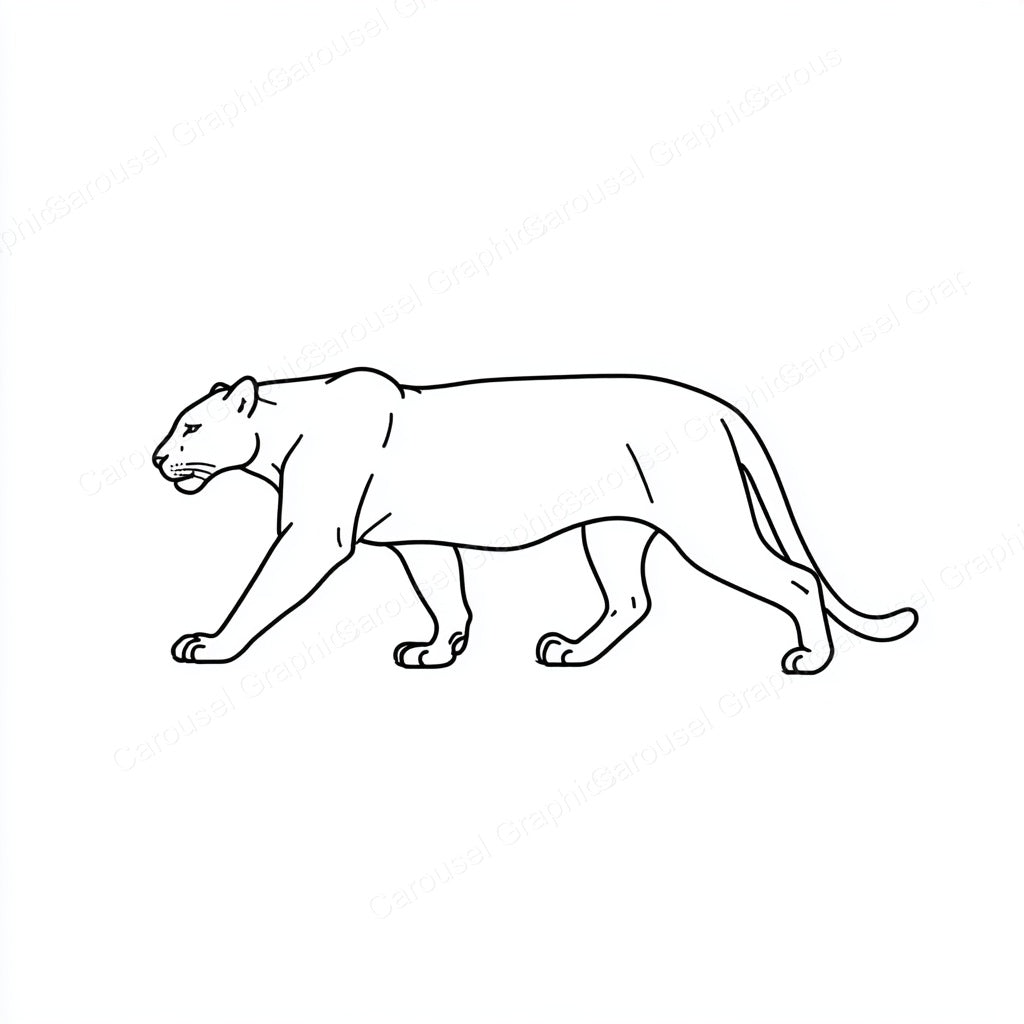 Panther Vector Graphic preview