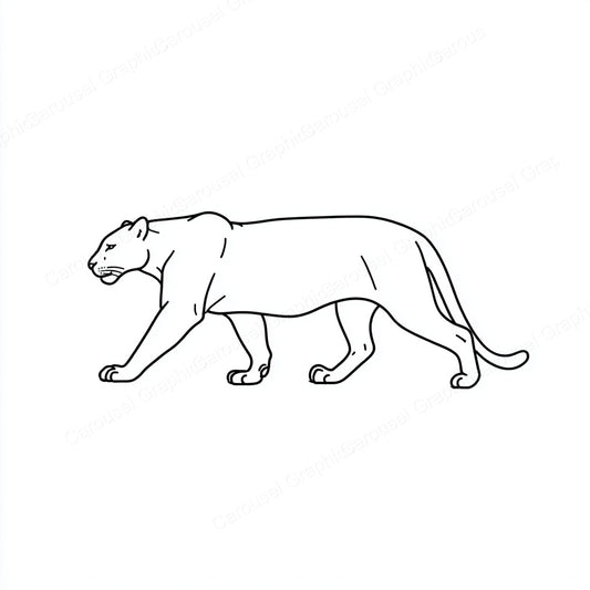 Panther Vector Graphic preview