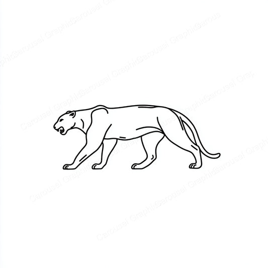 Panther Vector Graphic preview