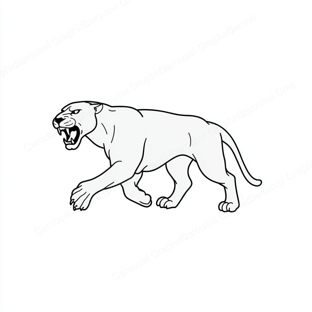 Panther Vector Graphic preview