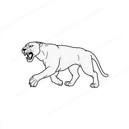 Panther Vector Graphic preview