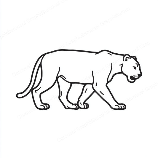 Panther Vector Graphic preview