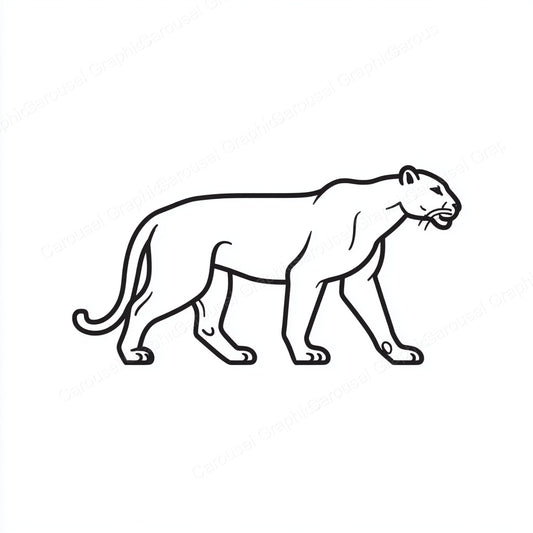 Panther Vector Graphic preview