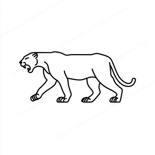 Panther Vector Graphic preview