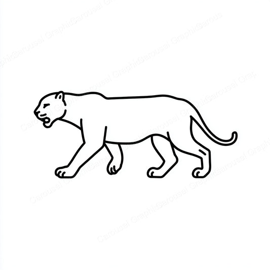 Panther Vector Graphic preview