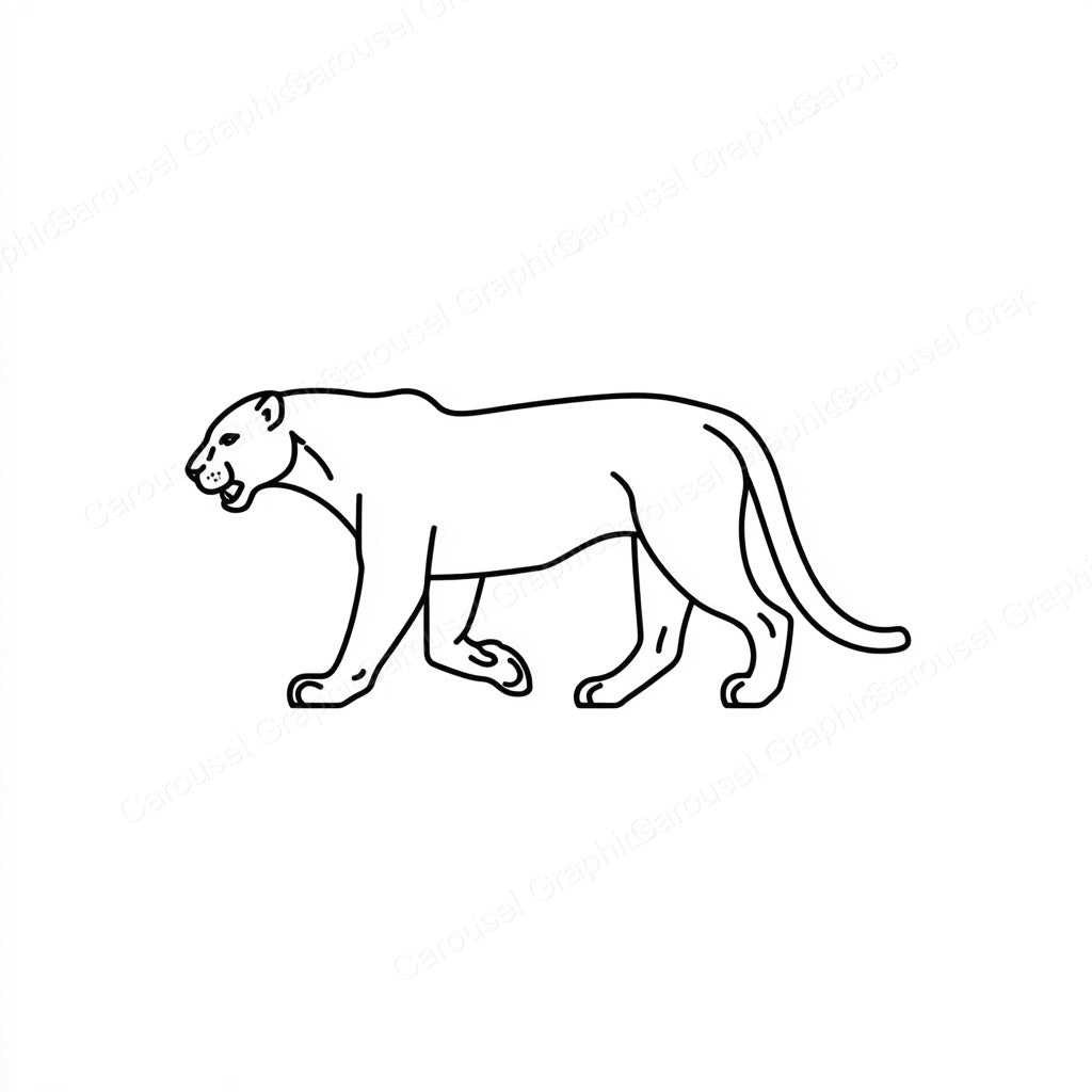 Panther Vector Graphic preview