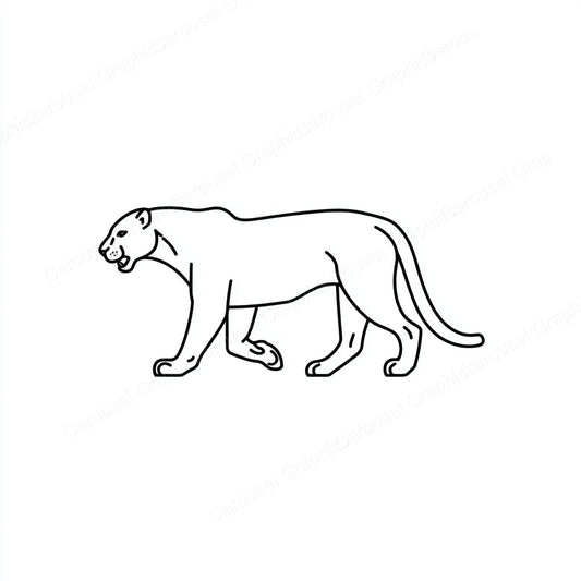 Panther Vector Graphic preview