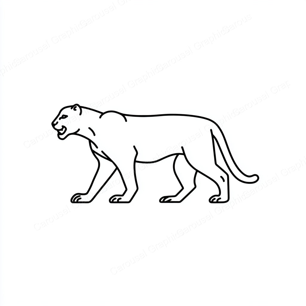 Panther Vector Graphic preview