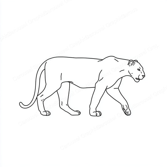 Panther Vector Graphic preview