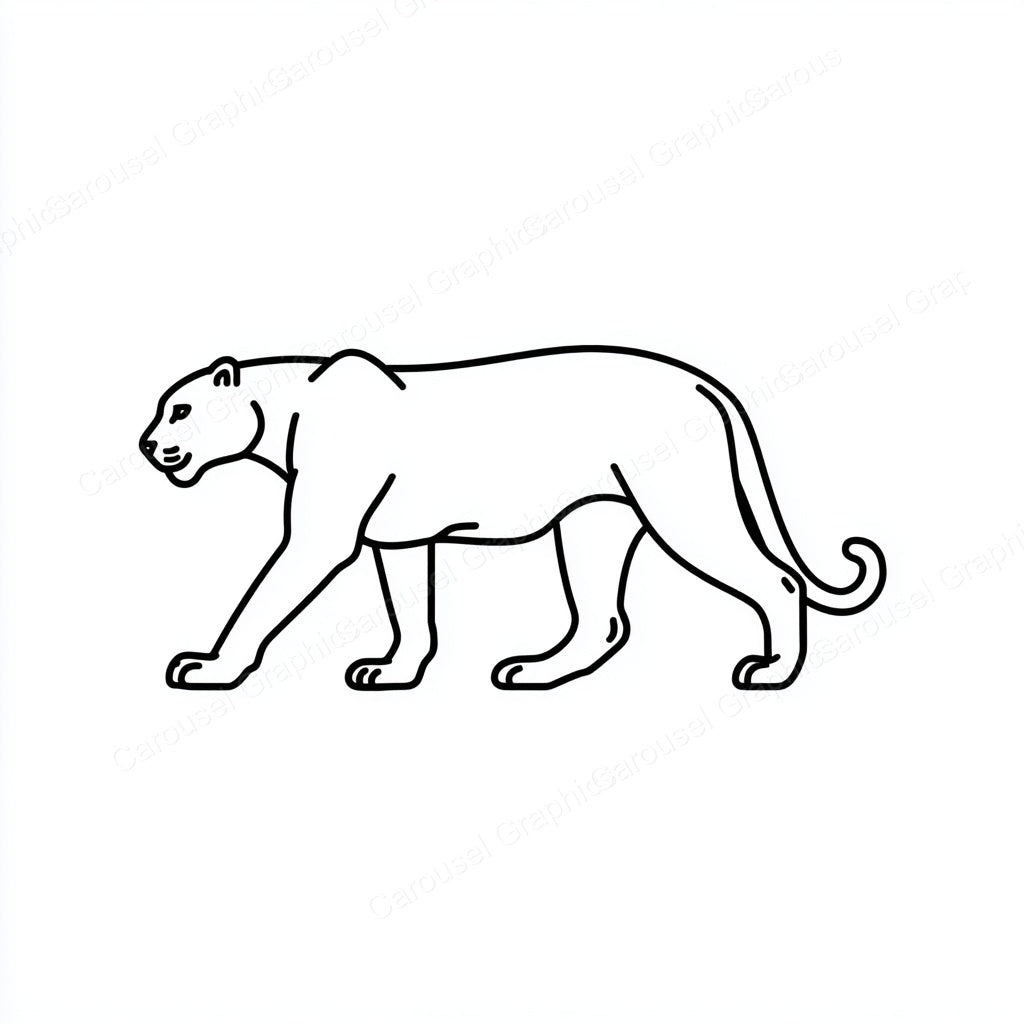 Panther Vector Graphic preview