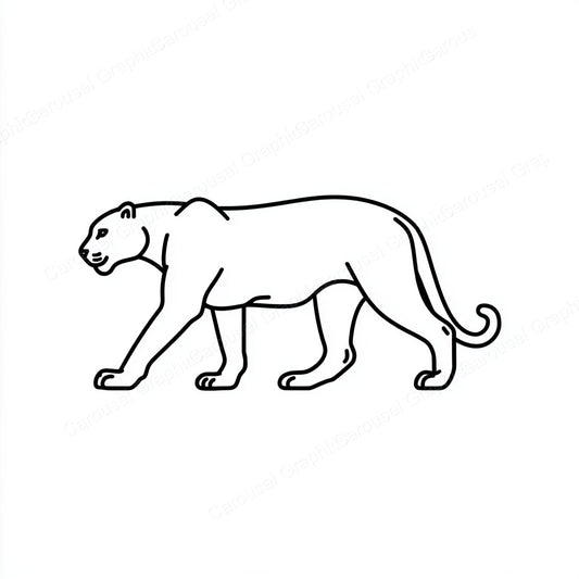 Panther Vector Graphic preview