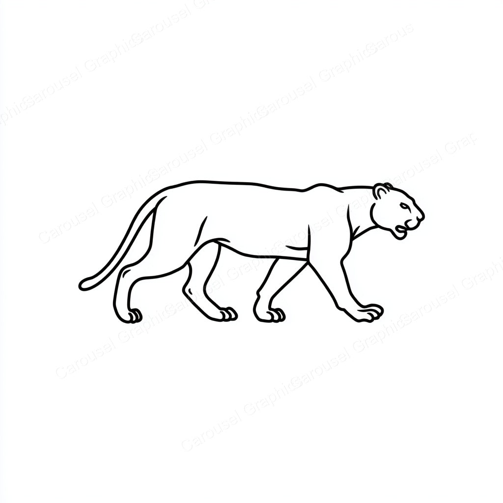 Panther Vector Graphic preview