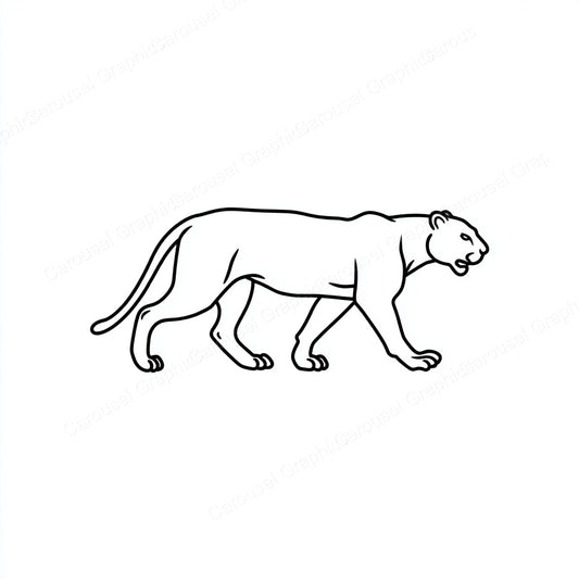 Panther Vector Graphic preview