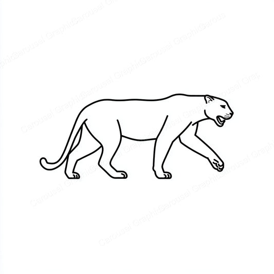 Panther Vector Graphic preview
