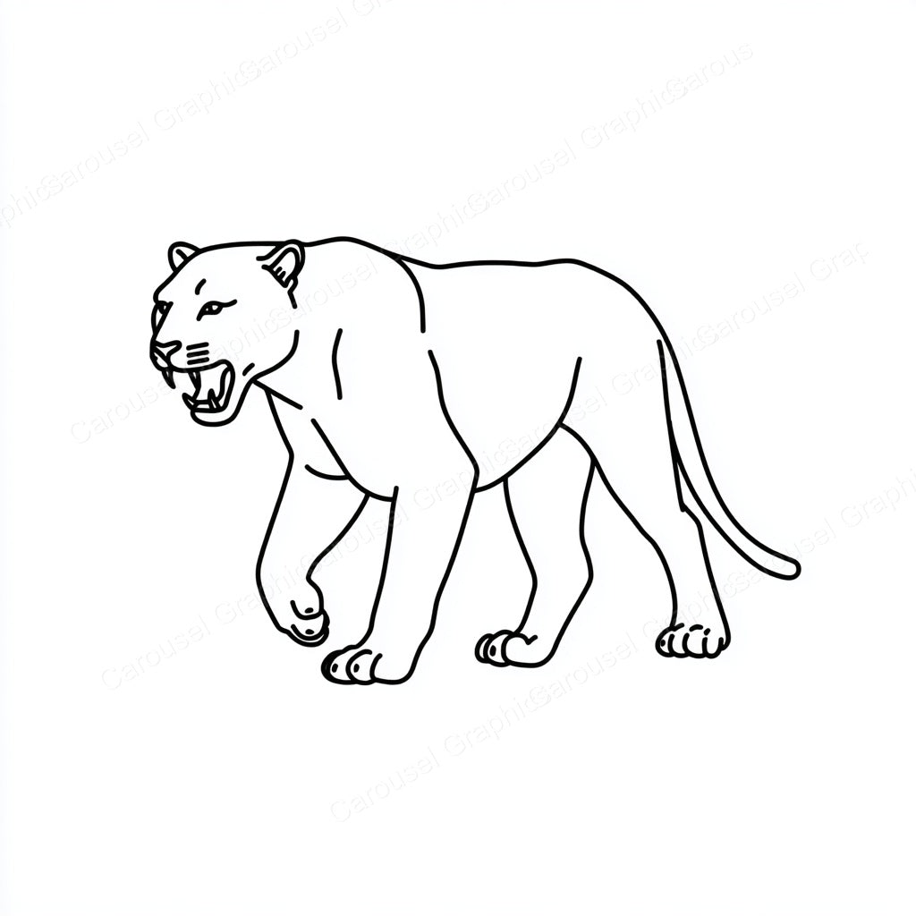 Panther Vector Graphic preview