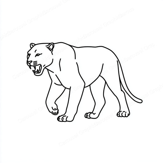 Panther Vector Graphic preview