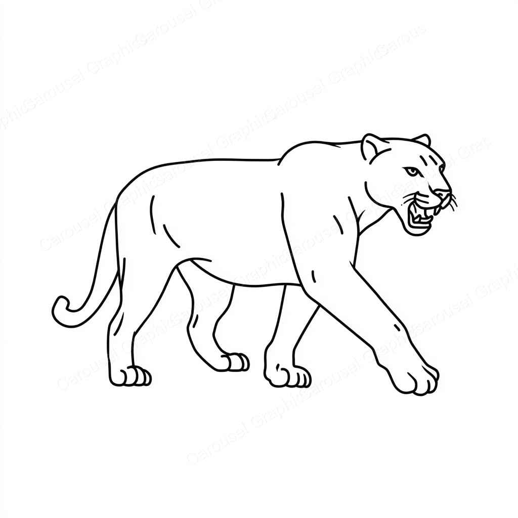 Panther Vector Graphic preview