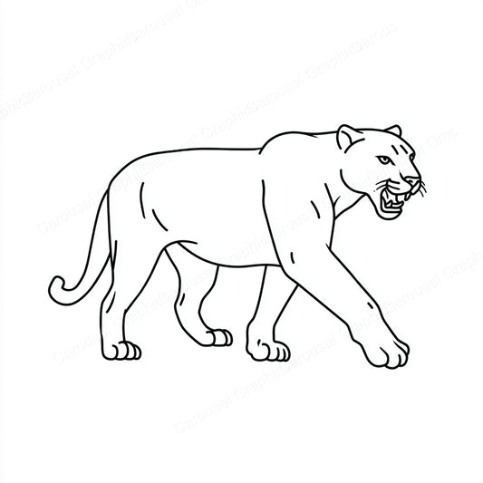 Panther Vector Graphic preview