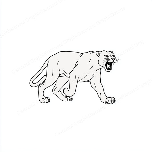 Panther Vector Graphic preview