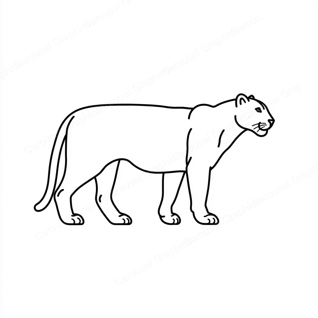 Panther Vector Graphic preview