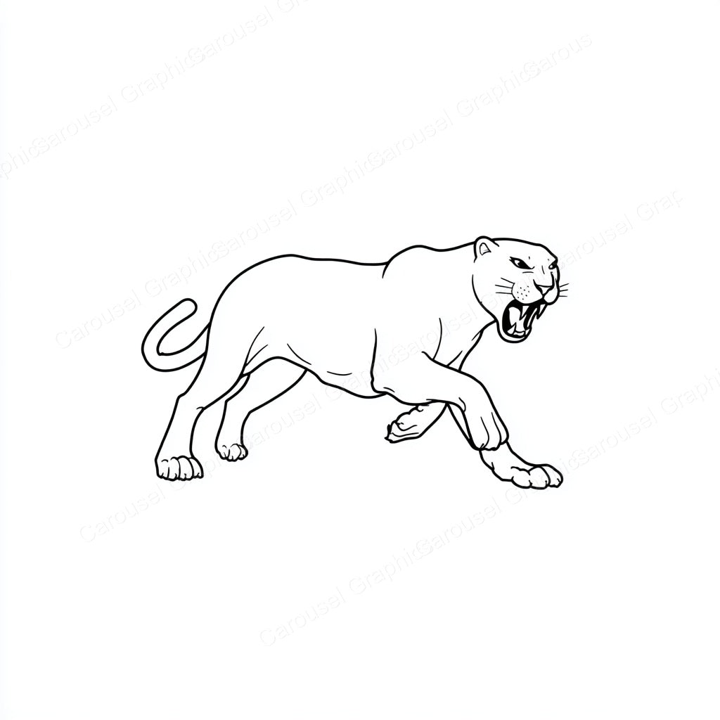 Panther Vector Graphic preview