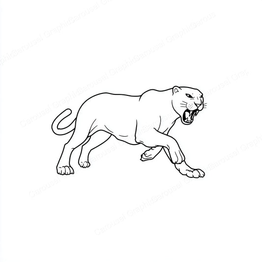 Panther Vector Graphic preview