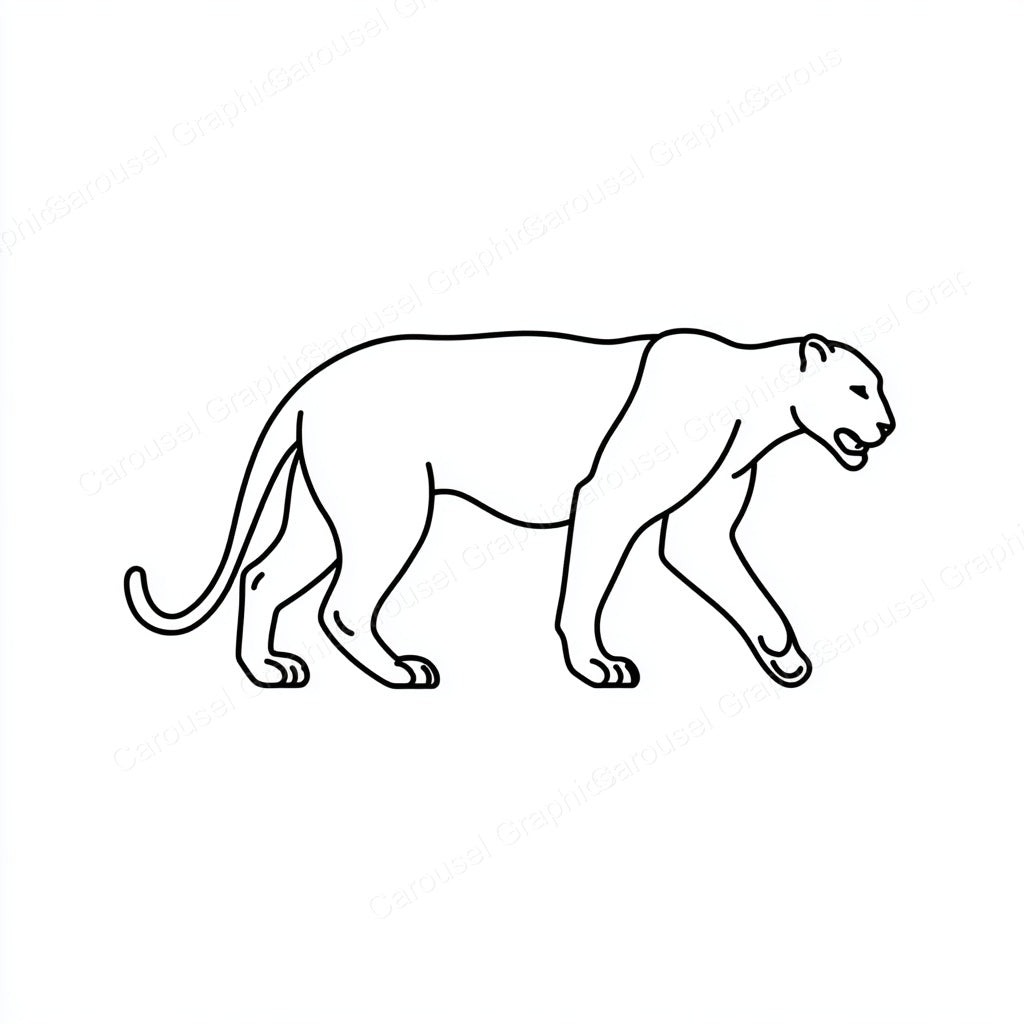 Panther Vector Graphic preview