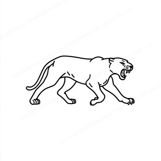Panther Vector Graphic preview