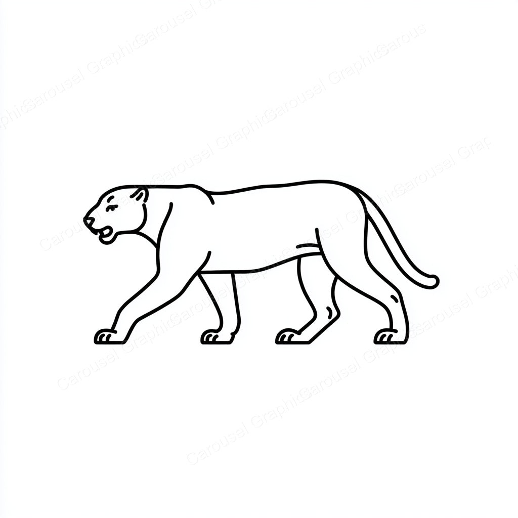 Panther Vector Graphic preview