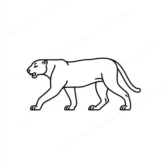 Panther Vector Graphic preview
