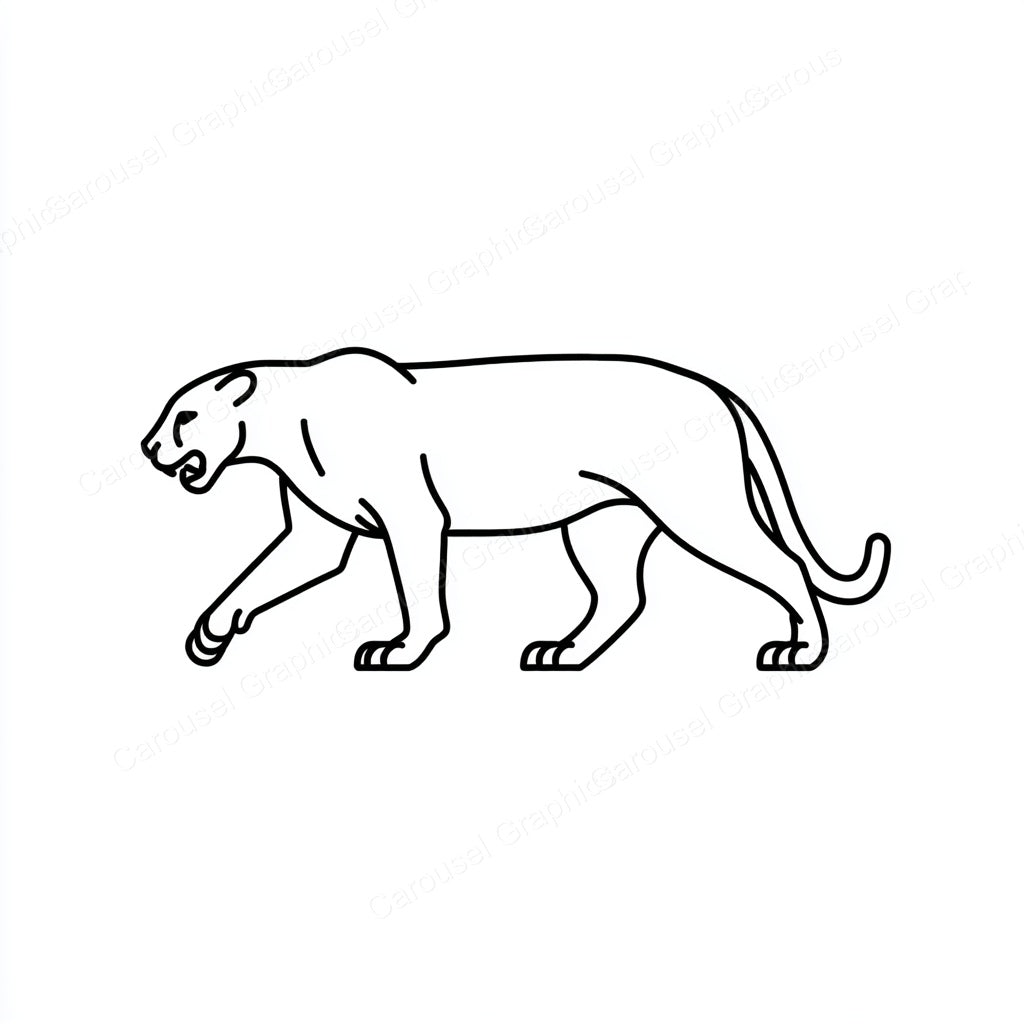Panther Vector Graphic preview