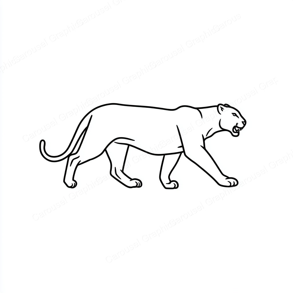 Panther Vector Graphic preview
