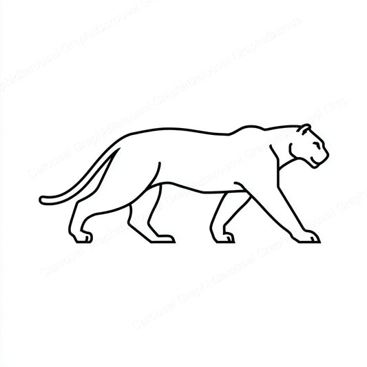 Panther Vector Graphic preview