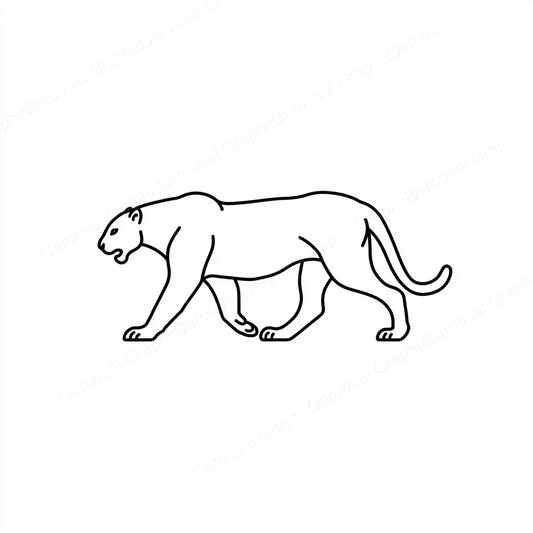 Panther Vector Graphic preview