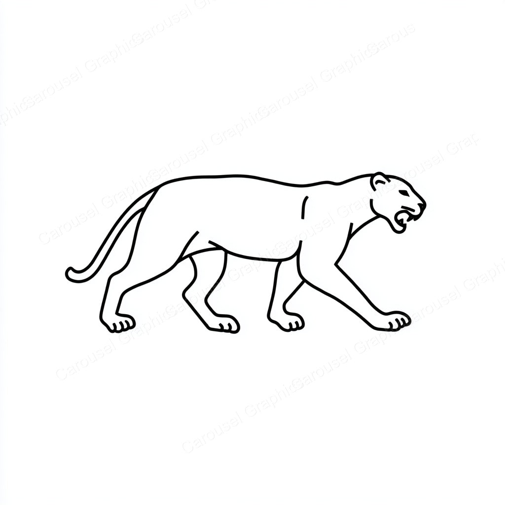 Panther Vector Graphic preview