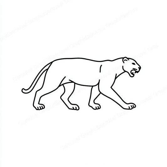 Panther Vector Graphic preview