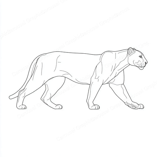 Panther Vector Graphic preview