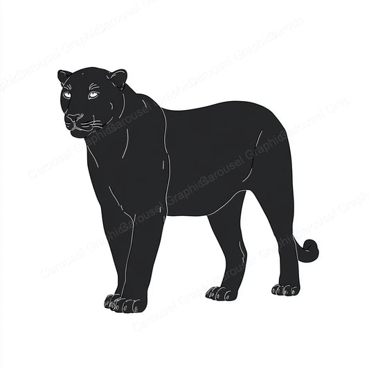 Panther Vector Graphic preview