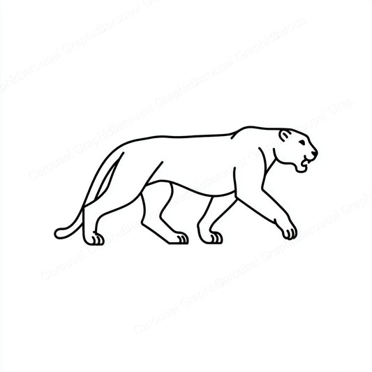 Panther Vector Graphic preview