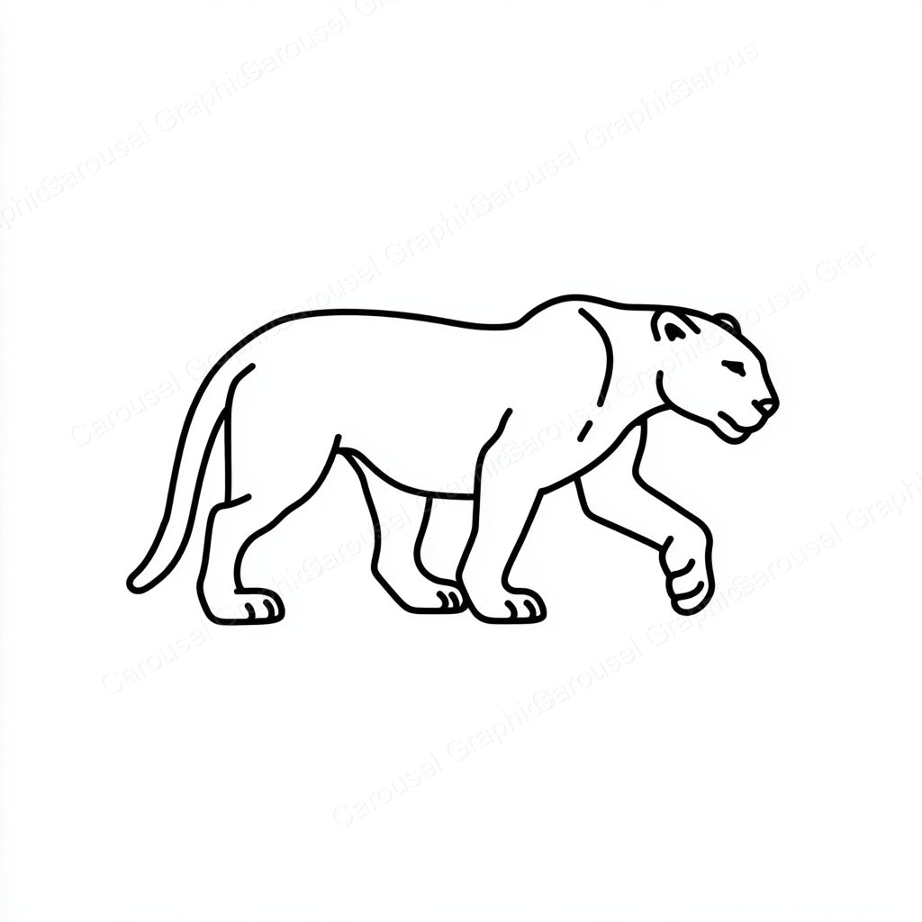 Panther Vector Graphic preview