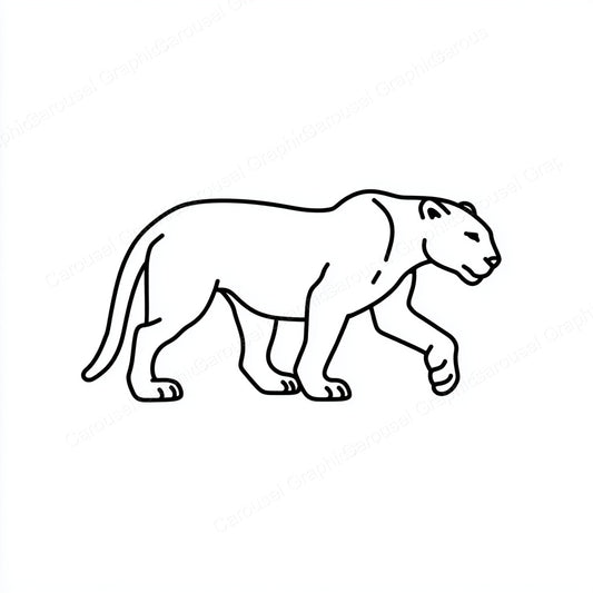 Panther Vector Graphic preview