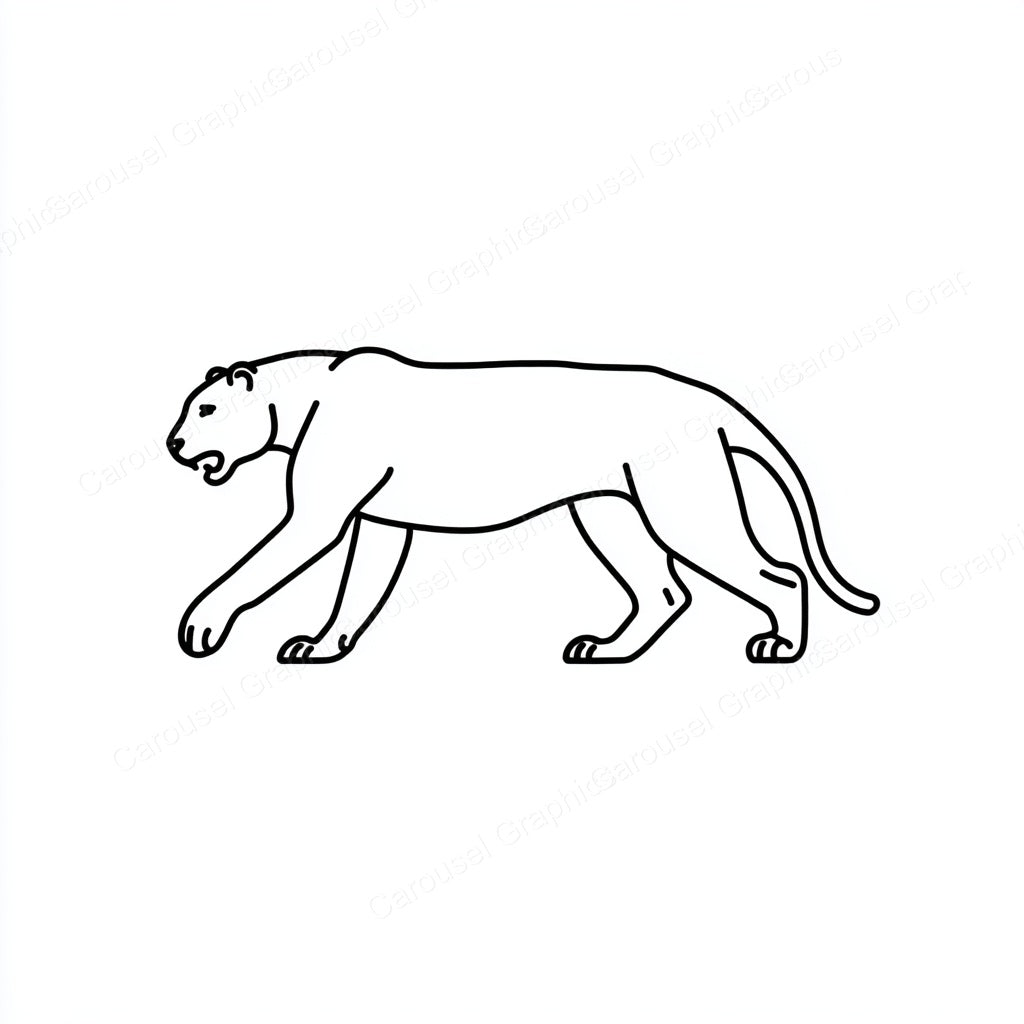 Panther Vector Graphic preview