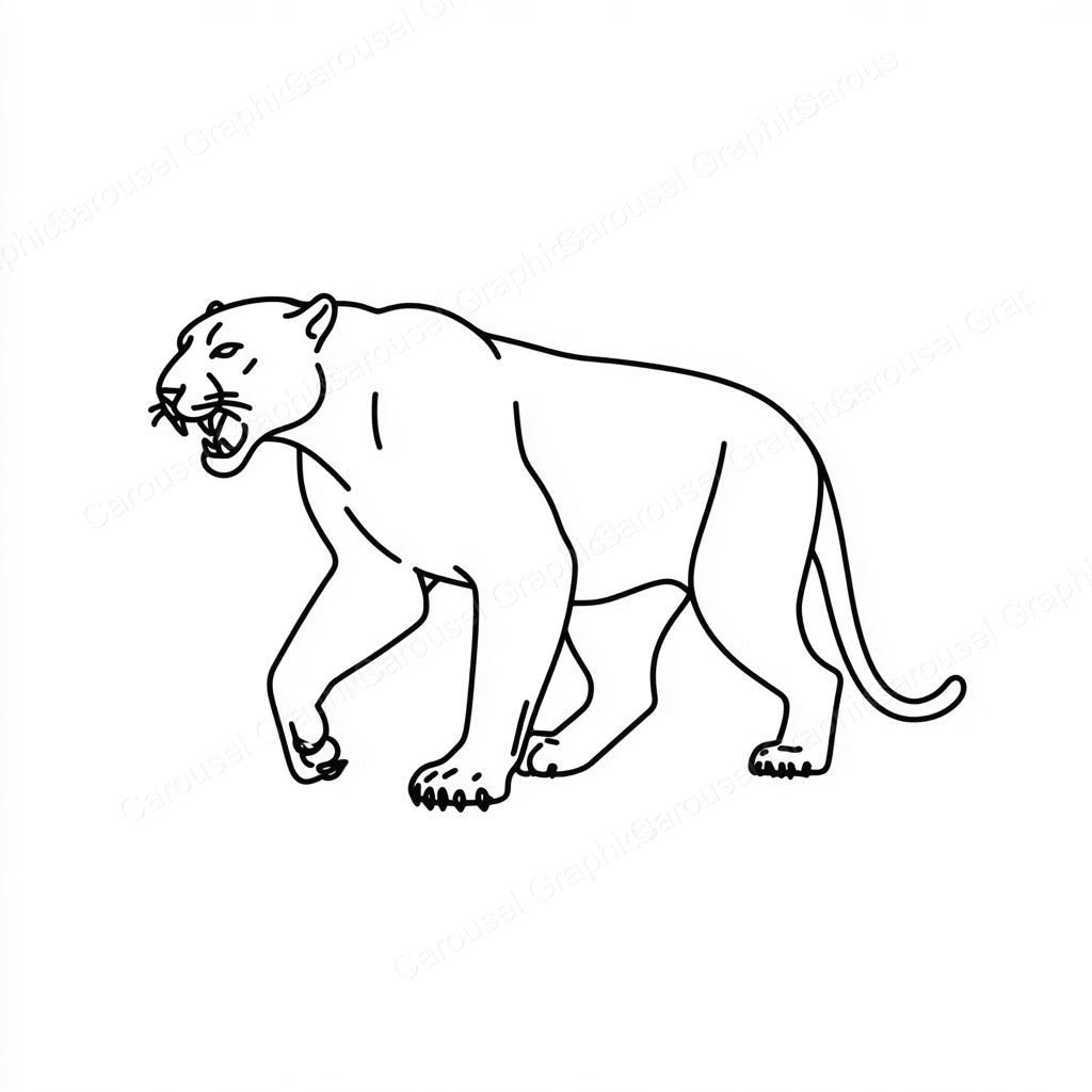 Panther Vector Graphic preview