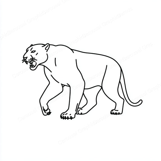 Panther Vector Graphic preview