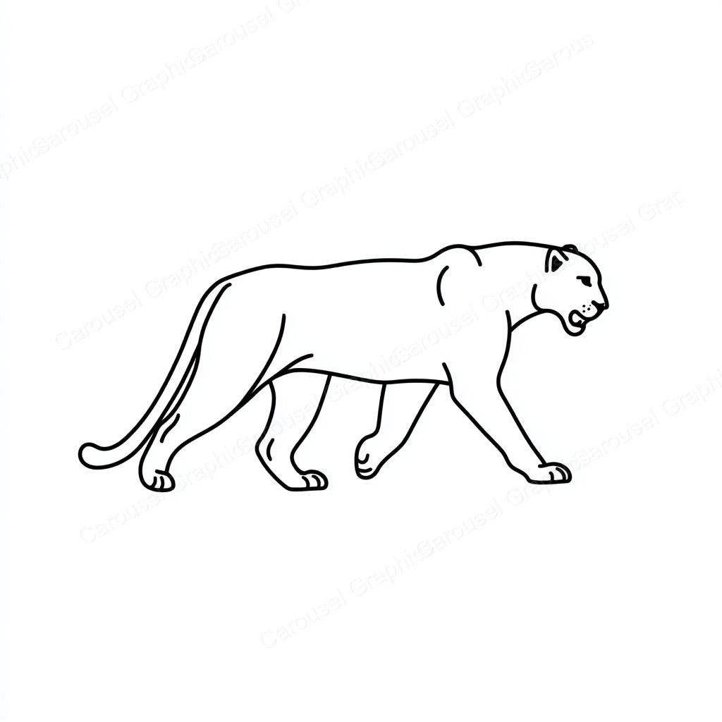 Panther Vector Graphic preview